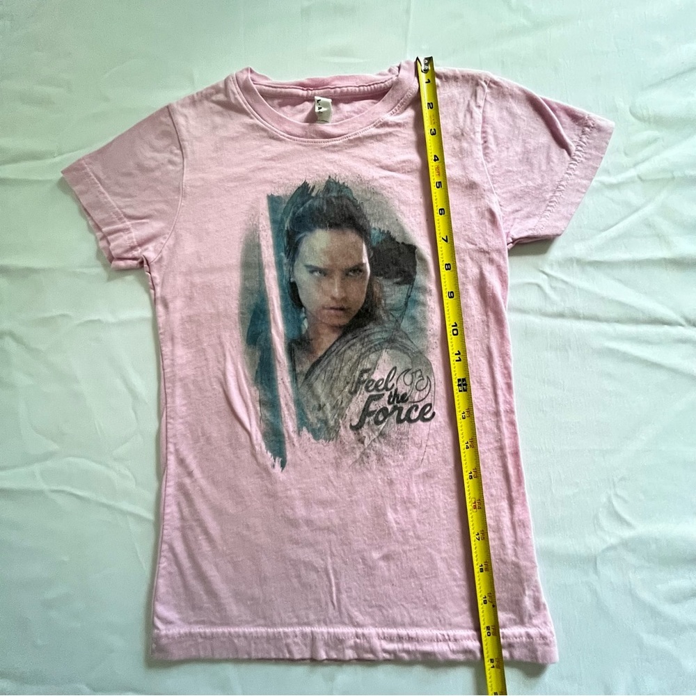 Super Girl Star Wars Rey Bundle of 2 Girls Short Sleeve Tee Shirts Large 10/12 - Picture 6 of 13